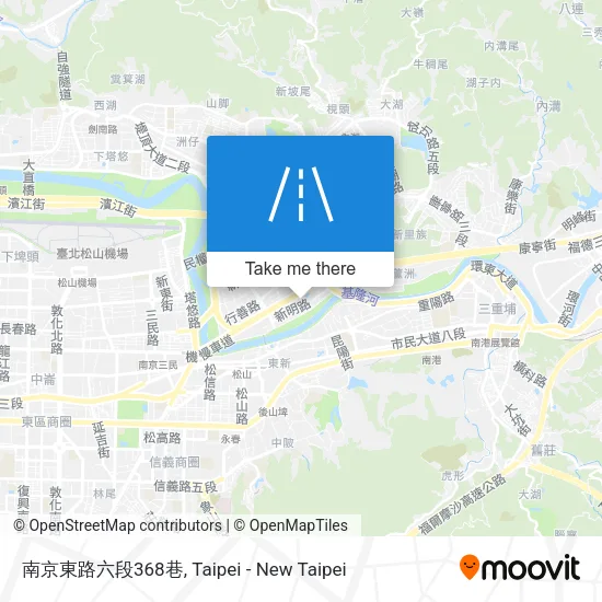 南京東路六段368巷地圖