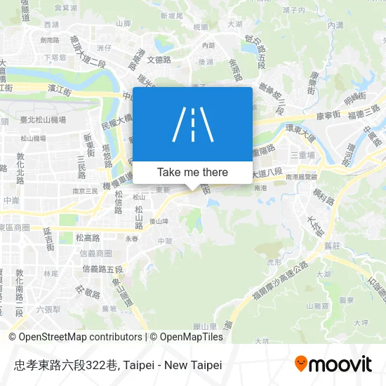 忠孝東路六段322巷 map