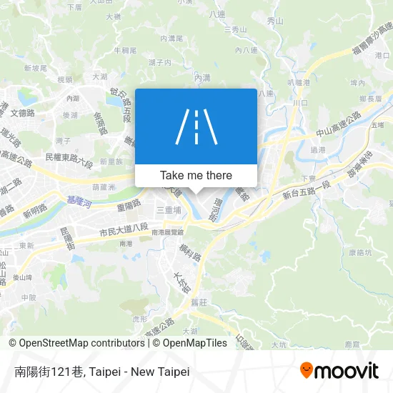 南陽街121巷地圖