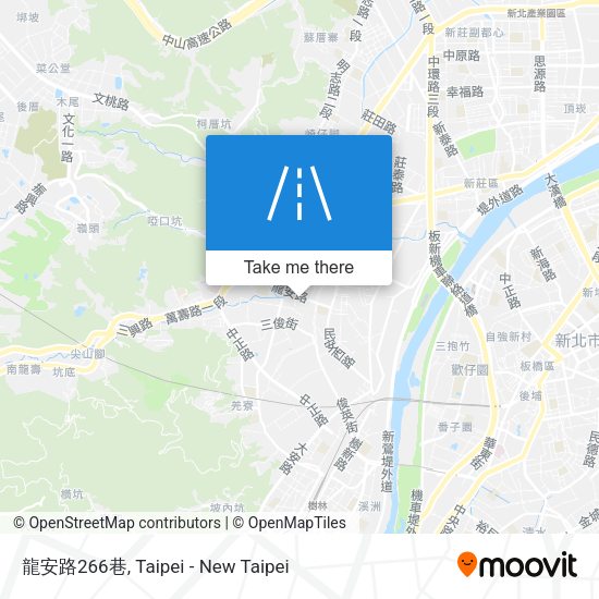 龍安路266巷 map