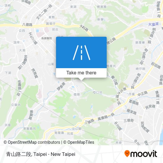青山路二段地圖