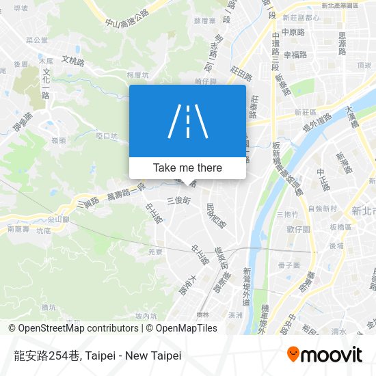 龍安路254巷地圖