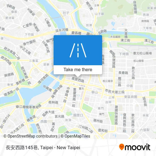 長安西路145巷地圖