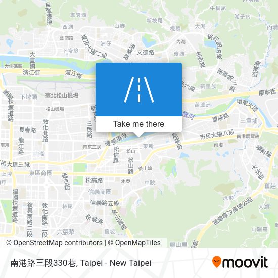 南港路三段330巷 map