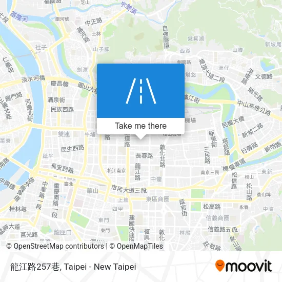 龍江路257巷地圖