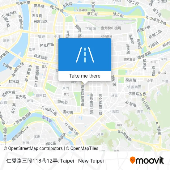 仁愛路三段118巷12弄地圖