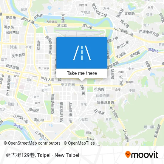 延吉街129巷地圖