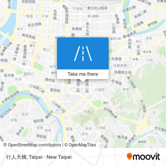 行人天橋 map