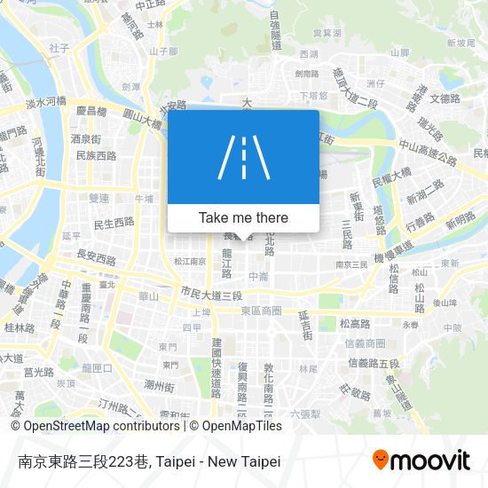 南京東路三段223巷地圖