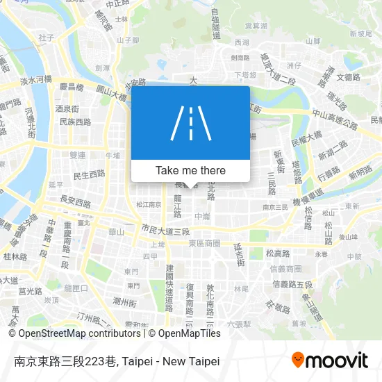 南京東路三段223巷地圖