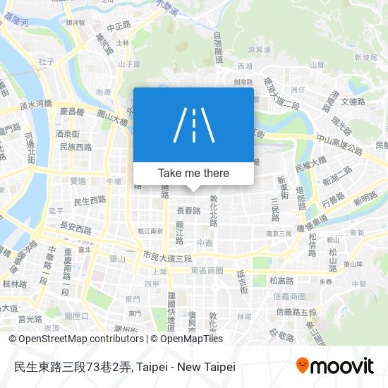 民生東路三段73巷2弄地圖