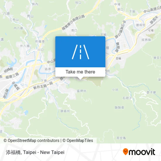 添福橋 map