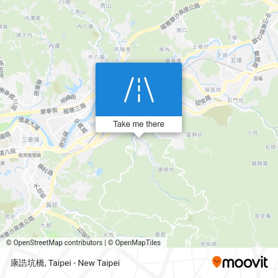 康誥坑橋地圖