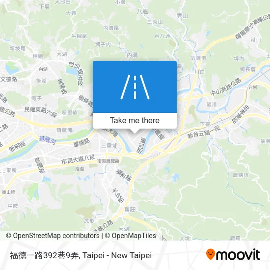 福德一路392巷9弄地圖