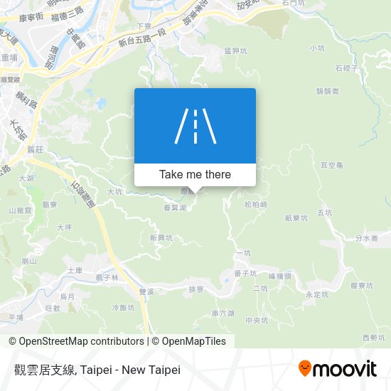 觀雲居支線地圖