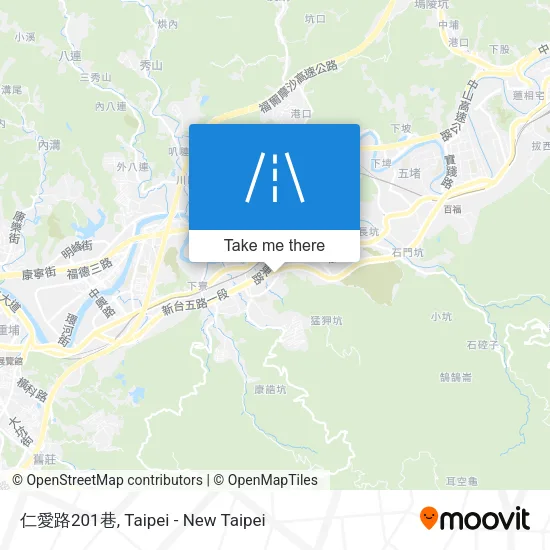 仁愛路201巷 map