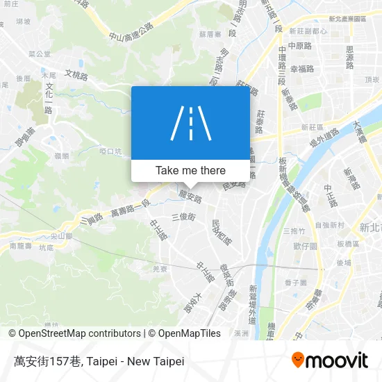 萬安街157巷地圖