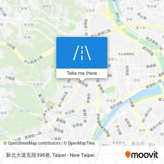 新北大道五段398巷地圖