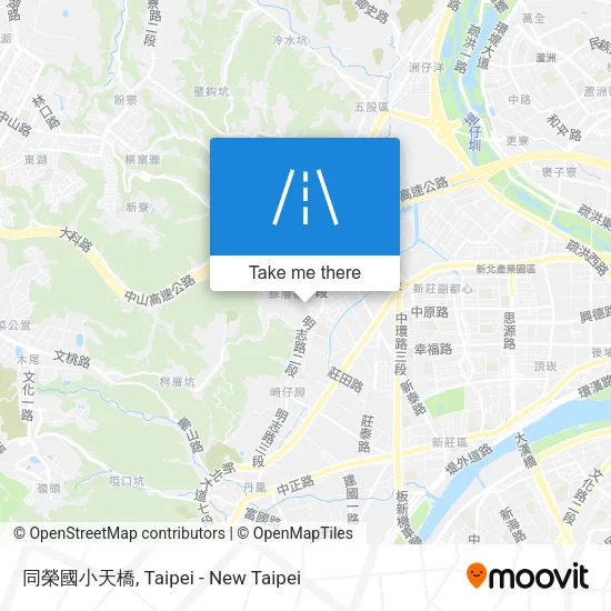 同榮國小天橋 map
