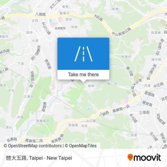 體大五路 map