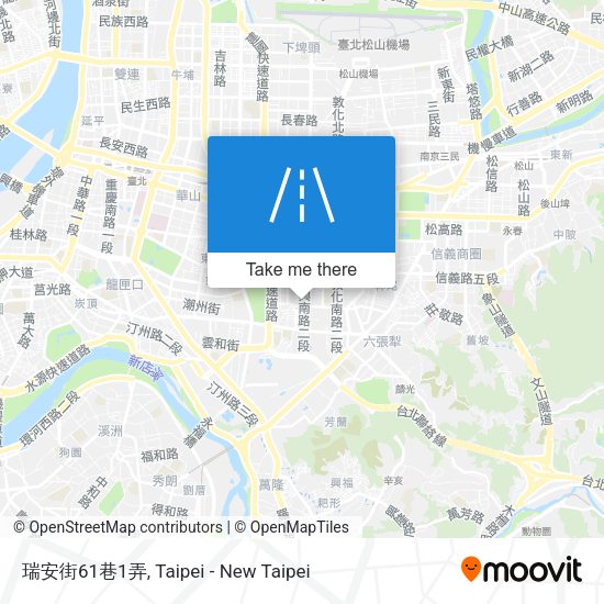 瑞安街61巷1弄地圖