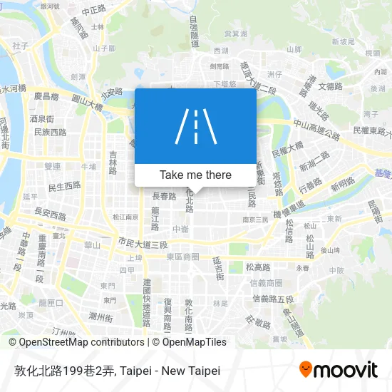 敦化北路199巷2弄地圖