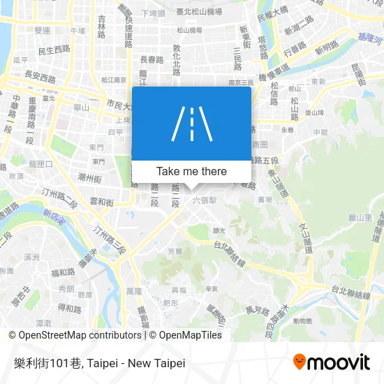 樂利街101巷地圖