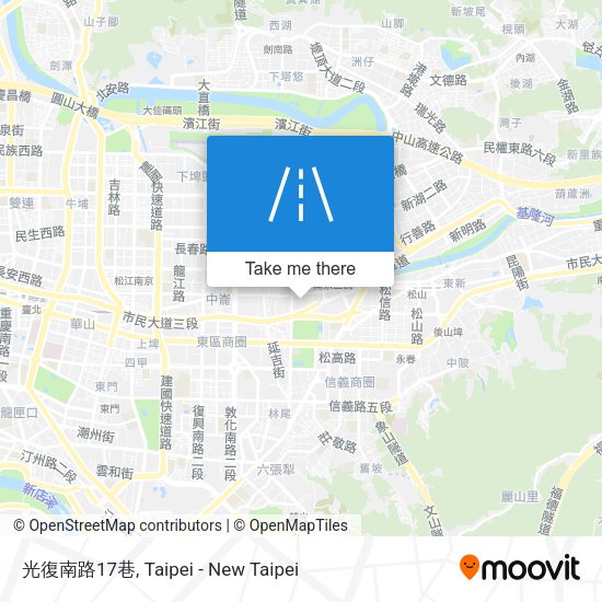 光復南路17巷地圖