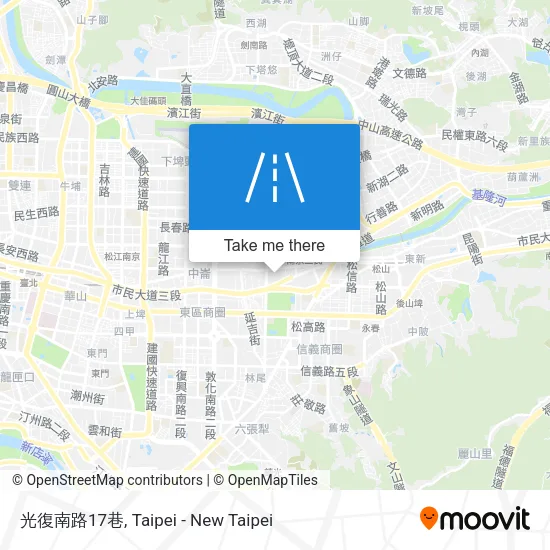 光復南路17巷地圖