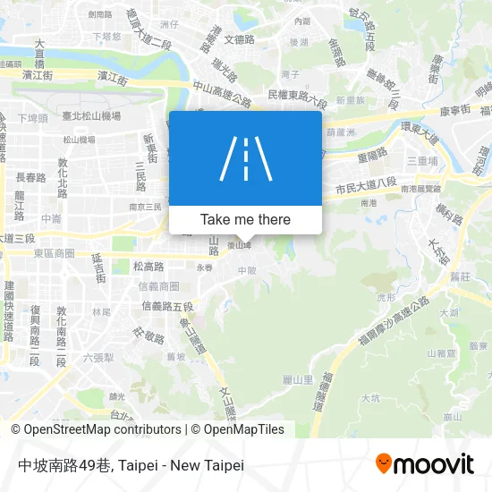 中坡南路49巷地圖