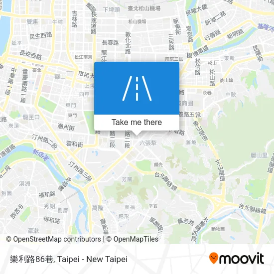 樂利路86巷地圖