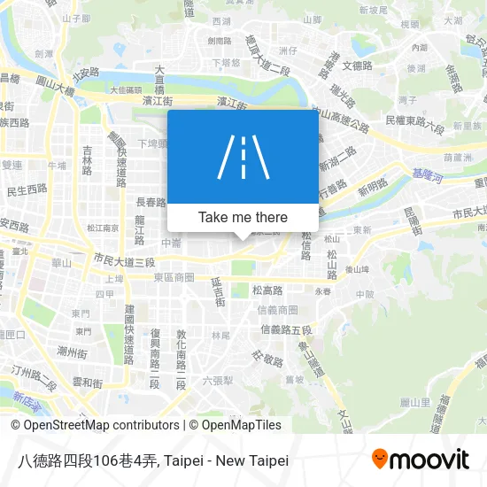 八德路四段106巷4弄地圖