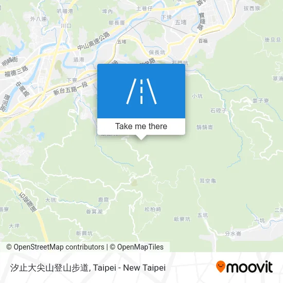 汐止大尖山登山步道 map