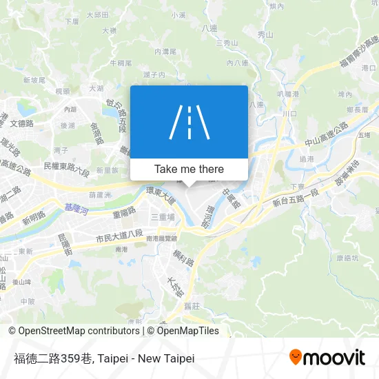 福德二路359巷地圖