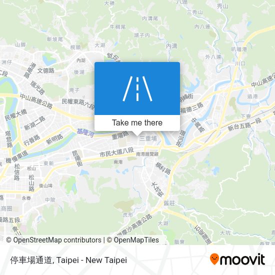 停車場通道地圖