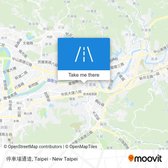 停車場通道 map