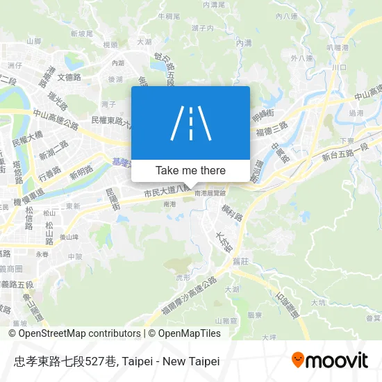 忠孝東路七段527巷地圖