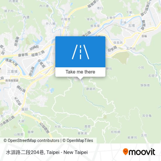 水源路二段204巷地圖