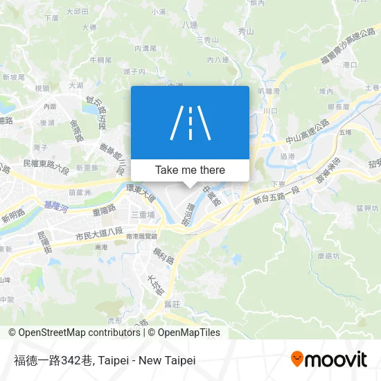 福德一路342巷地圖