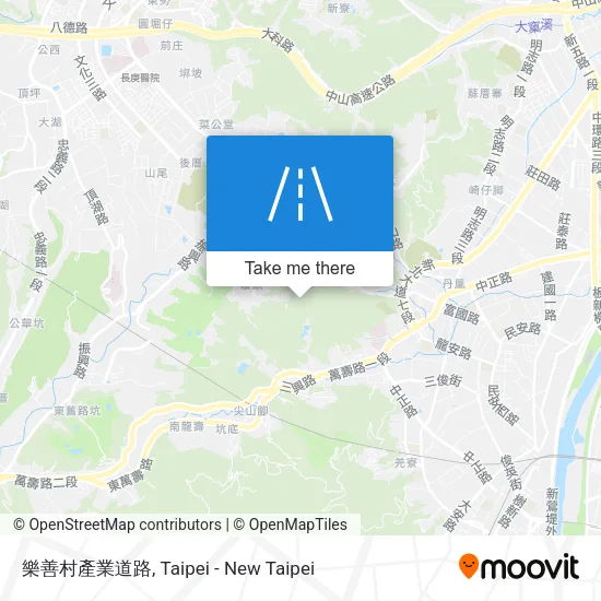 樂善村產業道路 map