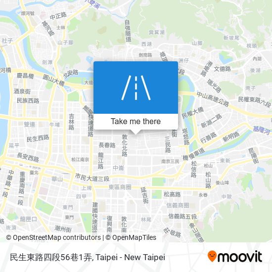 民生東路四段56巷1弄地圖