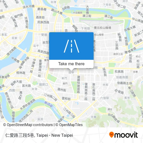 仁愛路三段5巷地圖