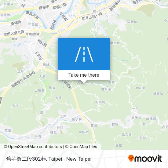 舊莊街二段302巷地圖
