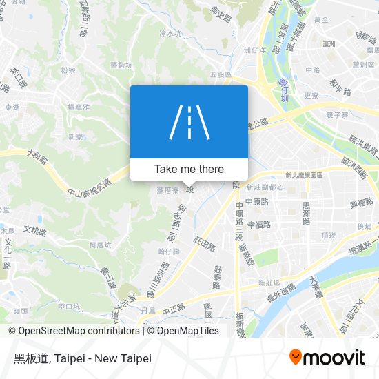 黑板道地圖