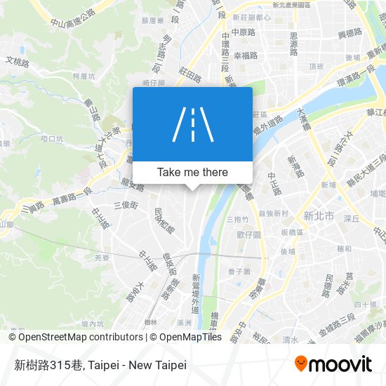 新樹路315巷地圖