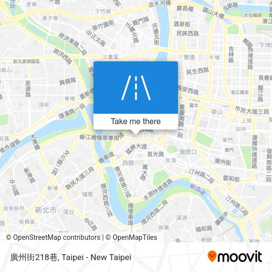 廣州街218巷地圖