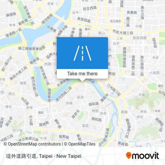 堤外道路引道 map
