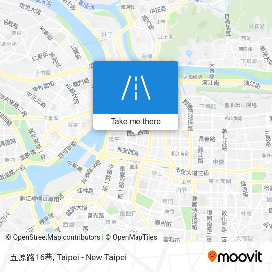 五原路16巷地圖