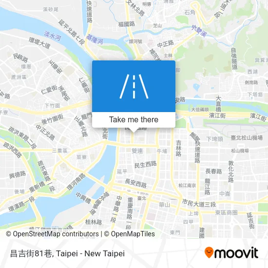 昌吉街81巷地圖