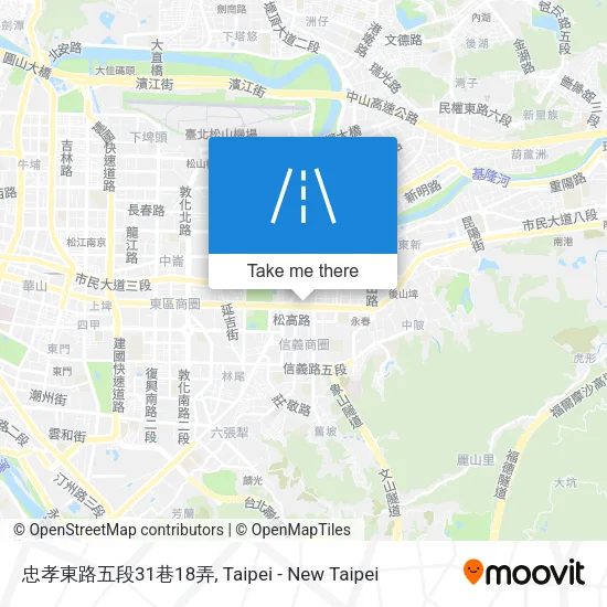 忠孝東路五段31巷18弄地圖